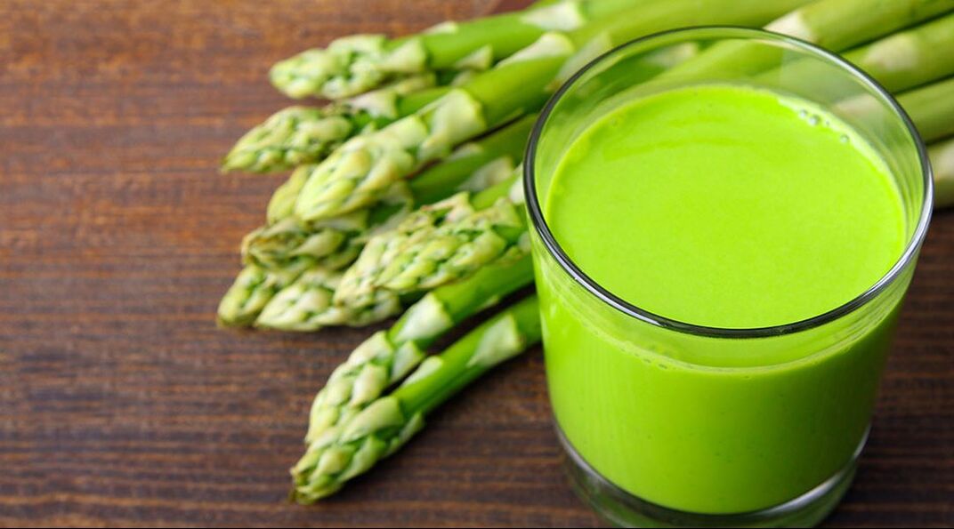 Asparagus juice for chronic prostatitis
