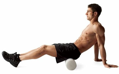Roller exercises for prostatitis